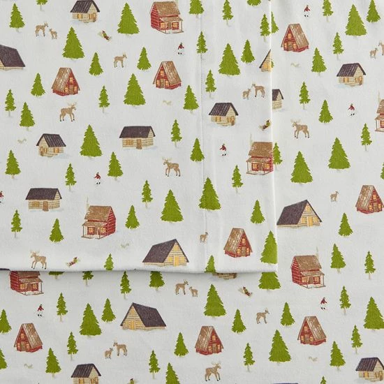 Cuddl Duds® Flannel Sheet Set Or Pillowcases Aspen 11 Cuddl Duds® Flannel Sheet Set Or Pillowcases Aspen - Image 11