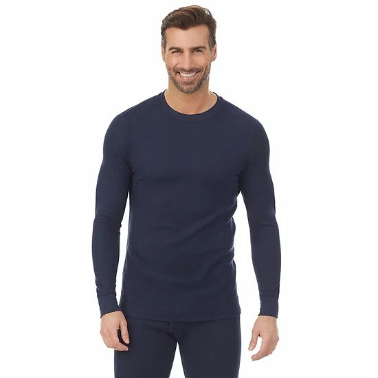 Men's Cuddl Duds® Midweight Waffle Thermal Performance Baselayer Crew Top Blue Heather Men's Cuddl Duds® Midweight Waffle Thermal Performance Baselayer Crew Top Blue Heather -Cuddl Duds shop unnamed file 1008