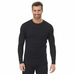Men's Cuddl Duds® Midweight Waffle Thermal Performance Baselayer Crew Top Blue Heather 4 Men's Cuddl Duds® Midweight Waffle Thermal Performance Baselayer Crew Top Blue Heather -Cuddl Duds shop unnamed file 1010
