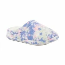 Girls Cuddl Duds Fleece Clog Slippers Pink Stars