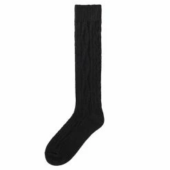 Women's Cuddl Duds® Plushfill* Cozy Welted Cabled Knee High Socks Black -Cuddl Duds shop unnamed file 1040