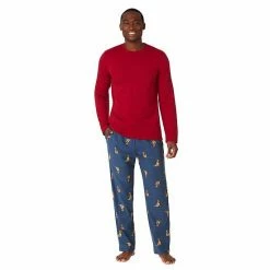 Men's Cuddl Duds® Cozy Lodge Pajama Set Navy Dog -Cuddl Duds shop unnamed file 1047