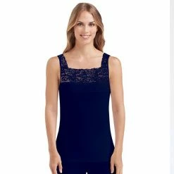 Cuddl Duds® SofTech Lace-Trim Tank - Women's Wine 3 Cuddl Duds® SofTech Lace-Trim Tank - Women's Wine -Cuddl Duds shop unnamed file 1056