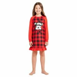 Girls 4-16 Jammies For Your Families® Beary Cool Dolly & Me Nightgown Set By Cuddl Duds® -Cuddl Duds shop unnamed file 1063