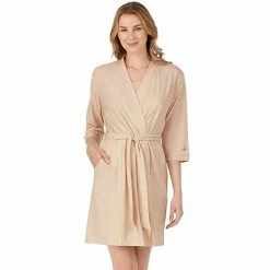 Women's Cuddl Duds® Essentials Wrap Robe Oatmeal Heather -Cuddl Duds shop unnamed file 1081