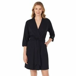 Women's Cuddl Duds® Essentials Wrap Robe Oatmeal Heather -Cuddl Duds shop unnamed file 1083