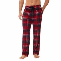 Big & Tall Cuddl Duds® Fleece Pajama Pants Red Check -Cuddl Duds shop unnamed file 1090
