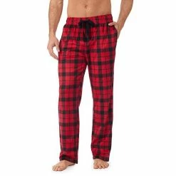 Big & Tall Cuddl Duds® Fleece Pajama Pants Red Check -Cuddl Duds shop unnamed file 1098