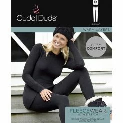Petite Cuddl Duds® Fleecewear With Stretch Leggings Charcoal Heather 12 Petite Cuddl Duds® Fleecewear With Stretch Leggings Charcoal Heather -Cuddl Duds shop unnamed file 1118