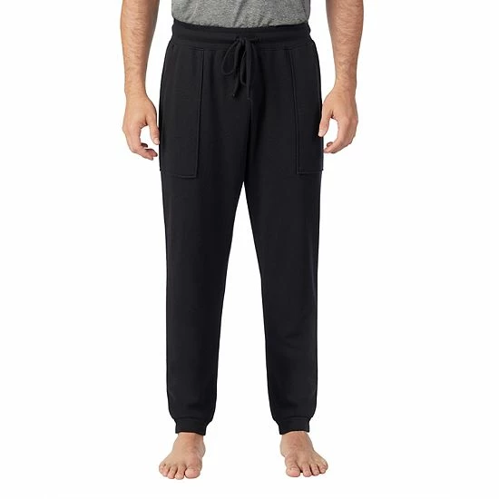 Men's Cuddl Duds® Essentials Banded-Bottom Pajama Pants Gray Heather 1 Men's Cuddl Duds® Essentials Banded-Bottom Pajama Pants Gray Heather