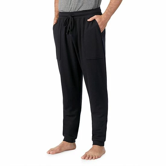 Men's Cuddl Duds® Essentials Banded-Bottom Pajama Pants Gray Heather 3 Men's Cuddl Duds® Essentials Banded-Bottom Pajama Pants Gray Heather - Image 3
