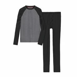 Boys Cuddl Duds Thermal 2-Piece Base Layer Set Charcoal Black -Cuddl Duds shop unnamed file 1154
