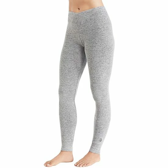 Women's Cuddl Duds® Soft Knit Leggings Dark Charcoal 5 Women's Cuddl Duds® Soft Knit Leggings Dark Charcoal - Image 5