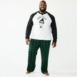 Big & Tall Jammies For Your Families® Beary Cool "Papa Bear" Pajama Set By Cuddl Duds®