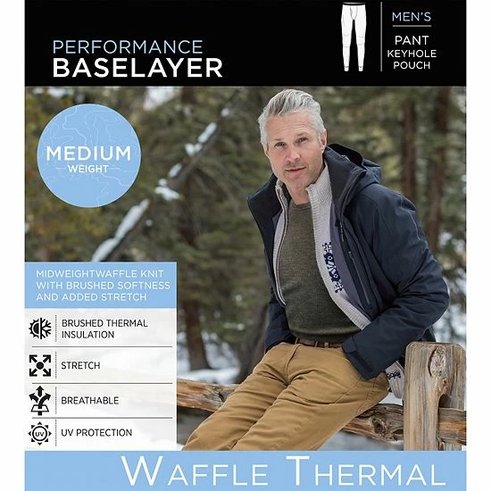 Men's Cuddl Duds® Midweight Waffle Thermal Performance Baselayer Pants Charcoal Heather Men's Cuddl Duds® Midweight Waffle Thermal Performance Baselayer Pants Charcoal Heather -Cuddl Duds shop unnamed file 1180