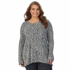 Plus Size Cuddl Duds® Soft Knit Long Sleeve Tunic Top Blue Misty Forest 16 Plus Size Cuddl Duds® Soft Knit Long Sleeve Tunic Top Blue Misty Forest -Cuddl Duds shop unnamed file 1234
