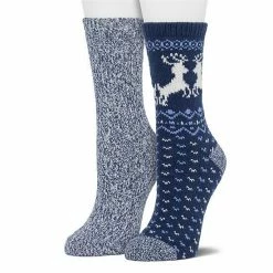 Women's Cuddl Duds® 2-Pack Plushfill* Reindeer Fair Isle Crew Socks Black 13 Women's Cuddl Duds® 2-Pack Plushfill* Reindeer Fair Isle Crew Socks Black -Cuddl Duds shop unnamed file 1243
