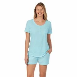 Women's Cuddl Duds® Pajamas: Essential Sleep Tee & Boxers Set Navy Heather 15 Women's Cuddl Duds® Pajamas: Essential Sleep Tee & Boxers Set Navy Heather -Cuddl Duds shop unnamed file 1280