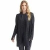Women's Cuddl Duds® Soft Knit Wrap Dark Charcoal