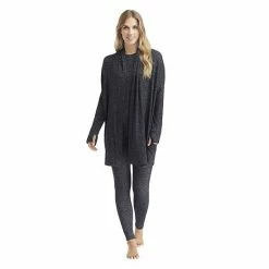 Women's Cuddl Duds® Soft Knit Wrap Dark Charcoal 10 Women's Cuddl Duds® Soft Knit Wrap Dark Charcoal -Cuddl Duds shop unnamed file 1286