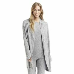 Women's Cuddl Duds® Soft Knit Wrap Dark Charcoal 12 Women's Cuddl Duds® Soft Knit Wrap Dark Charcoal -Cuddl Duds shop unnamed file 1288