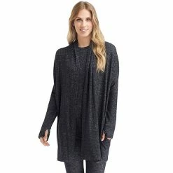 Women's Cuddl Duds® Soft Knit Wrap Dark Charcoal 13 Women's Cuddl Duds® Soft Knit Wrap Dark Charcoal -Cuddl Duds shop unnamed file 1289