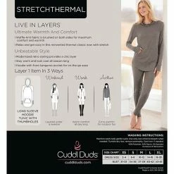 Plus Size Cuddl Duds® Long Sleeve Stretch Thermal Hooded Tunic Top Gray Buffalo Check 2 Plus Size Cuddl Duds® Long Sleeve Stretch Thermal Hooded Tunic Top Gray Buffalo Check -Cuddl Duds shop unnamed file 1298