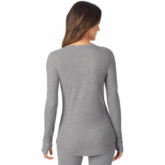 Women's Cuddl Duds® Long Sleeve Split V-Neck Stretch Thermal Top Grey Buffalo Check Women's Cuddl Duds® Long Sleeve Split V-Neck Stretch Thermal Top Grey Buffalo Check -Cuddl Duds shop unnamed file 1304