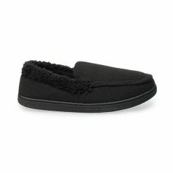 Boys Cuddl Duds Plaid Fleece Slippers Red Black -Cuddl Duds shop unnamed file 1327