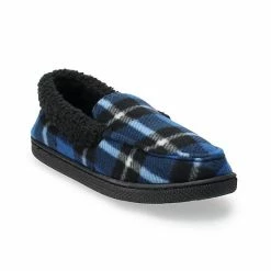 Boys Cuddl Duds Plaid Fleece Slippers Red Black -Cuddl Duds shop unnamed file 1329