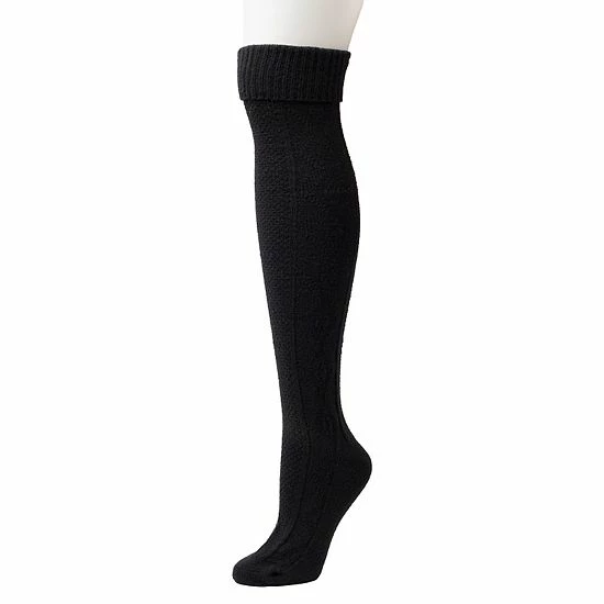 Womens Cuddl Duds Turncuff Seedstitch Diamond Over the Knee Socks Navy Twist Womens Cuddl Duds Turncuff Seedstitch Diamond Over The Knee Socks Navy Twist -Cuddl Duds shop unnamed file 1333