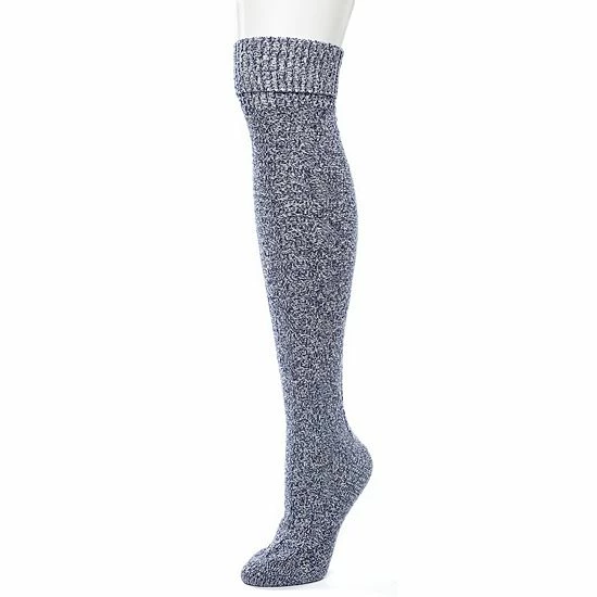 Womens Cuddl Duds Turncuff Seedstitch Diamond Over the Knee Socks Navy Twist Womens Cuddl Duds Turncuff Seedstitch Diamond Over The Knee Socks Navy Twist -Cuddl Duds shop unnamed file 1335