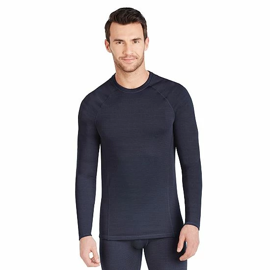 Men's Cuddl Duds® Heavyweight X Fleece Performance Baselayer Crew Top Black 1 Men's Cuddl Duds® Heavyweight X Fleece Performance Baselayer Crew Top Black
