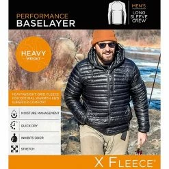 Men's Cuddl Duds® Heavyweight X Fleece Performance Baselayer Crew Top Black 9 Men's Cuddl Duds® Heavyweight X Fleece Performance Baselayer Crew Top Black -Cuddl Duds shop unnamed file 1365