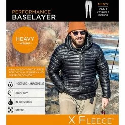 Men's Cuddl Duds® Heavyweight X Fleece Performance Baselayer Pants Asphalt -Cuddl Duds shop unnamed file 1392