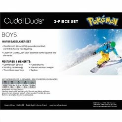 Boys Cuddl Duds Pokemon Pikachu Stretch 2-Piece Base Layer Set 5 Boys Cuddl Duds Pokemon Pikachu Stretch 2-Piece Base Layer Set -Cuddl Duds shop unnamed file 1396