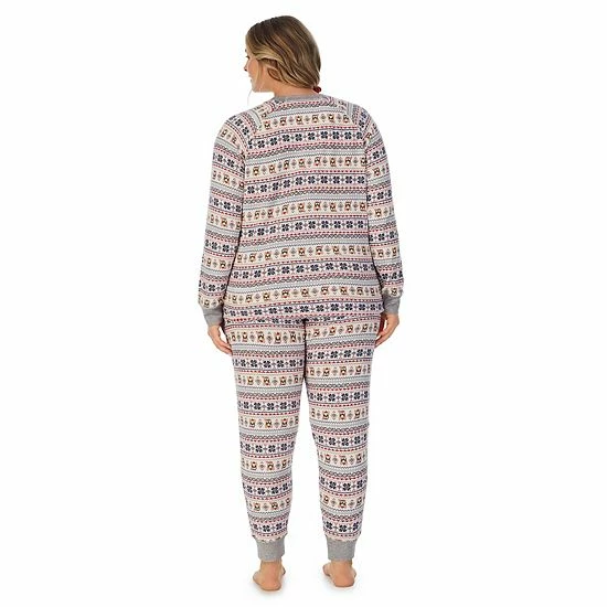 Plus Size Cuddl Duds 3-pc. Knit Long Sleeve Pajama Top, Banded Bottom Pajama Pants & Scrunchie Set Navy Winter Trees Plus Size Cuddl Duds 3-pc. Knit Long Sleeve Pajama Top, Banded Bottom Pajama Pants & Scrunchie Set Navy Winter Trees -Cuddl Duds shop unnamed file 1444