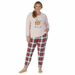 Plus Size Cuddl Duds 3-pc. Knit Long Sleeve Pajama Top, Banded Bottom Pajama Pants & Scrunchie Set Navy Winter Trees 7 Plus Size Cuddl Duds 3-pc. Knit Long Sleeve Pajama Top, Banded Bottom Pajama Pants & Scrunchie Set Navy Winter Trees -Cuddl Duds shop unnamed file 1450
