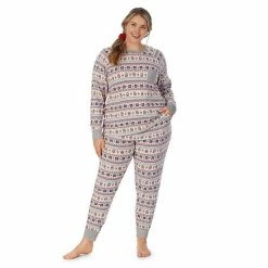 Plus Size Cuddl Duds 3-pc. Knit Long Sleeve Pajama Top, Banded Bottom Pajama Pants & Scrunchie Set Navy Winter Trees 10 Plus Size Cuddl Duds 3-pc. Knit Long Sleeve Pajama Top, Banded Bottom Pajama Pants & Scrunchie Set Navy Winter Trees -Cuddl Duds shop unnamed file 1453