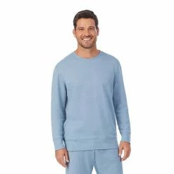 Men's Cuddl Duds® Essentials Pajama Top Faded Denim -Cuddl Duds shop unnamed file 1461