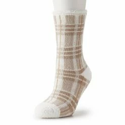 Women's Cuddl Duds Plaid Cozy Lined Lounge Slipper Socks Haute Red 7 Women's Cuddl Duds Plaid Cozy Lined Lounge Slipper Socks Haute Red -Cuddl Duds shop unnamed file 1468