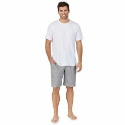 Men's Cuddl Duds® Far-Infrared Enhance Crewneck Sleep Tee Olive -Cuddl Duds shop unnamed file 1473