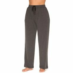Plus Size Cuddl Duds® Essentials Pajama Pants Charcoal Heather -Cuddl Duds shop unnamed file 1483