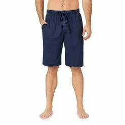 Men's Cuddl Duds® Far-Infrared Enhance Pajama Shorts Navy Heather Plaid -Cuddl Duds shop unnamed file 1490