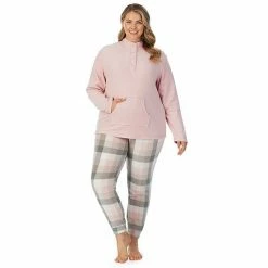 Plus Size Cuddl Duds Fleece Long Sleeve Pajama Top And Banded Bottom Pajama Pants Sleep Set Blush 14 Plus Size Cuddl Duds Fleece Long Sleeve Pajama Top And Banded Bottom Pajama Pants Sleep Set Blush -Cuddl Duds shop unnamed file 1512