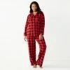 Plus Size Jammies For Your Families® Beary Cool Buffalo Check Pajama Set By Cuddl Duds®