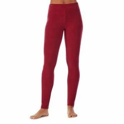 Women's Cuddl Duds® Fleecewear With Stretch Leggings Rhubarb -Cuddl Duds shop unnamed file 155