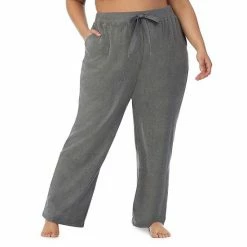 Plus Size Cuddl Duds® Fleecewear With Stretch Lounge Pants Grape -Cuddl Duds shop unnamed file 1565