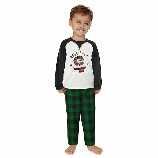 Toddler Boy Jammies For Your Families® Beary Cool "Cool Bear" Pajama Set By Cuddl Duds® 2 Toddler Boy Jammies For Your Families® Beary Cool "Cool Bear" Pajama Set By Cuddl Duds® - Image 2