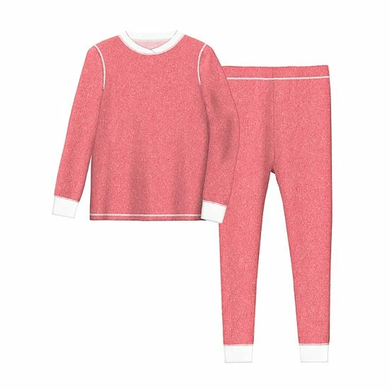 Toddler Girls Cuddl Duds® Thermal 2-Piece Baselayer Set Isle 4 Toddler Girls Cuddl Duds® Thermal 2-Piece Baselayer Set Isle - Image 4